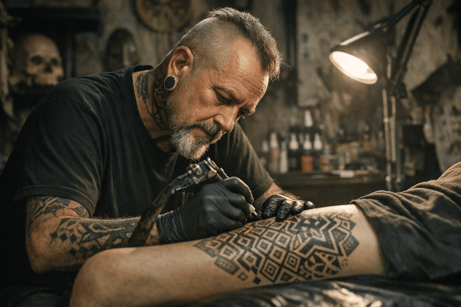 Colin Dale's Decades of Geometric Tattoo Work Explored in Deep Artist Profile