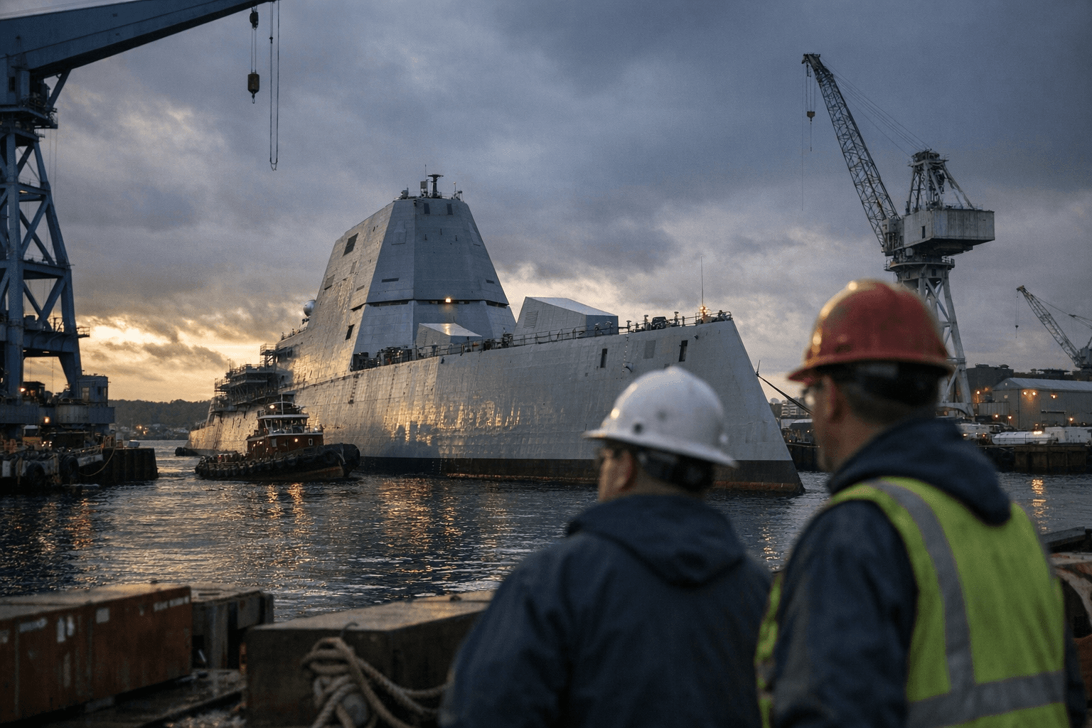Navy Awards Bath Iron Works $19.5 Million to Support Zumwalt Destroyers