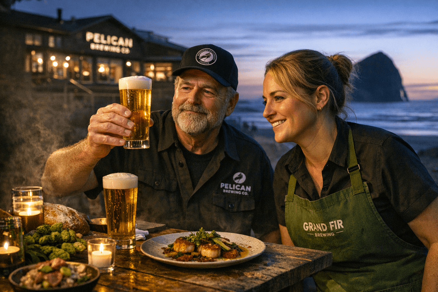 Pelican and Grand Fir Brewing Team Up for Five-Course Lager Dinner
