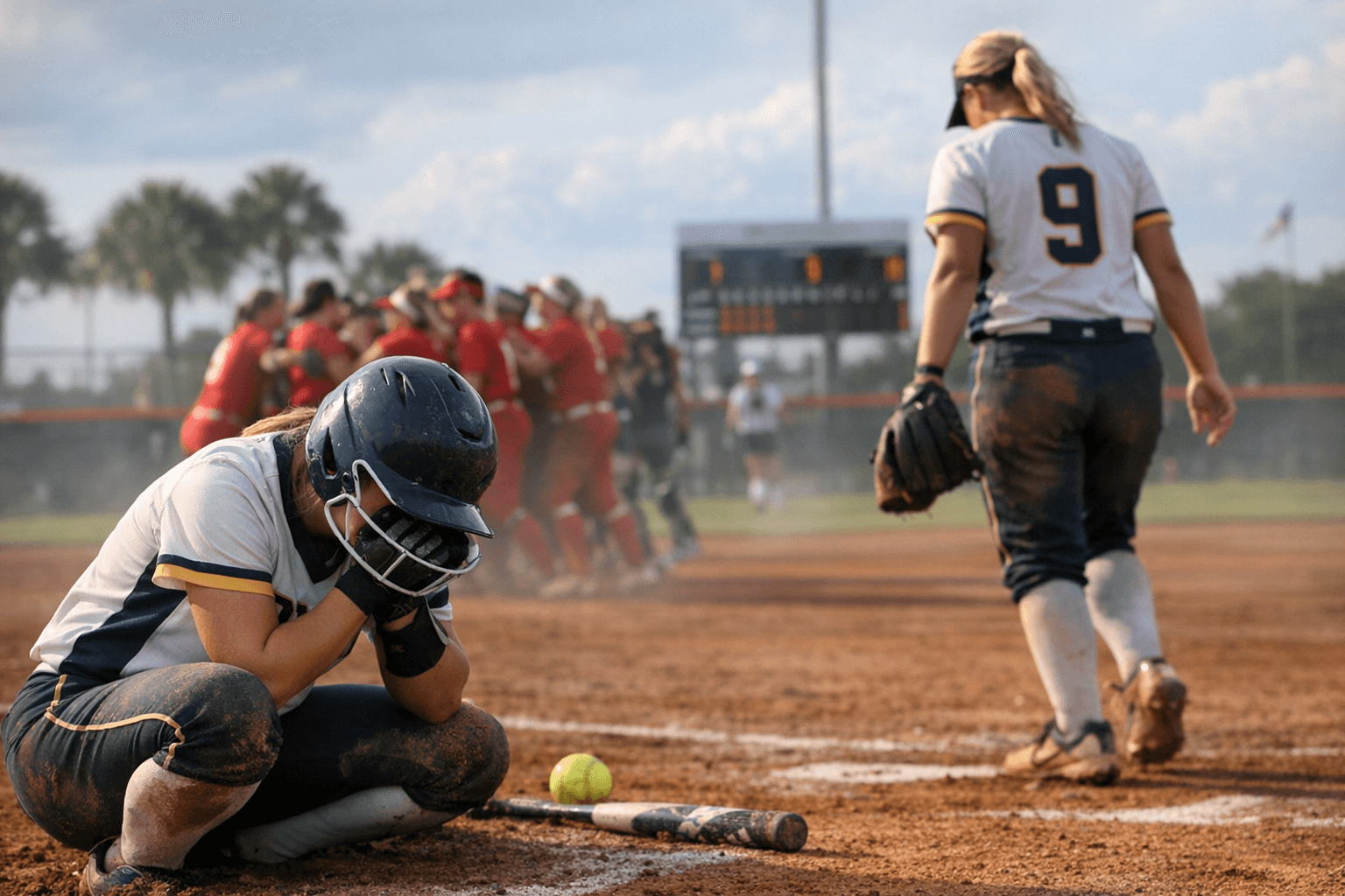 BVU Softball Falls Twice in Florida, Drops 10-1 and 4-2 Decisions