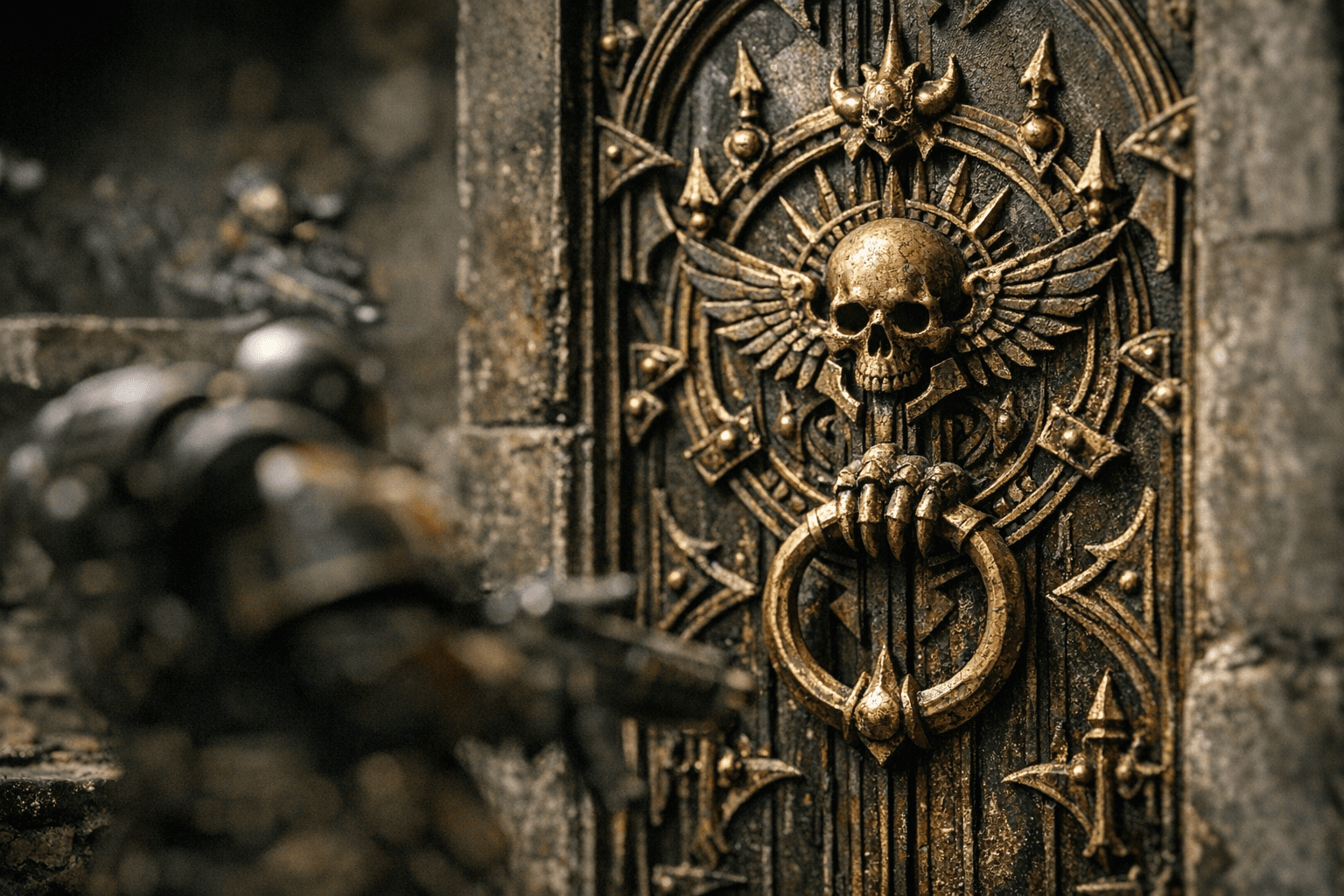 Warhammer Rumour Engine Teases Ornate Door, Community Speculates