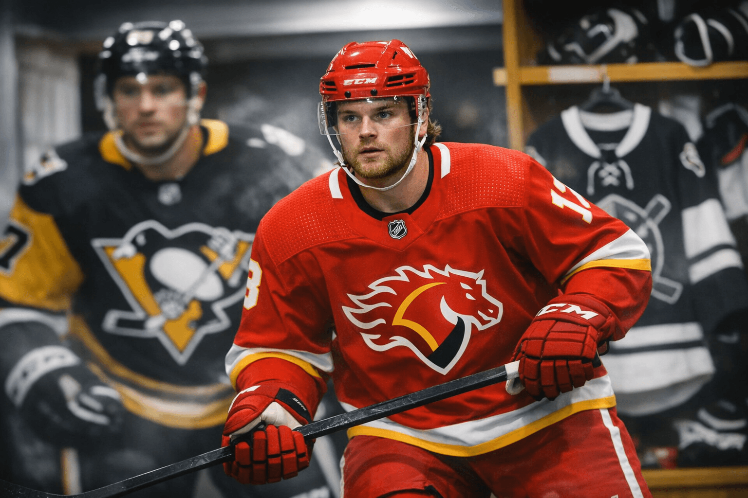 Penguins Acquire Forward Blake Bennett from Calgary Wranglers for Future Considerations