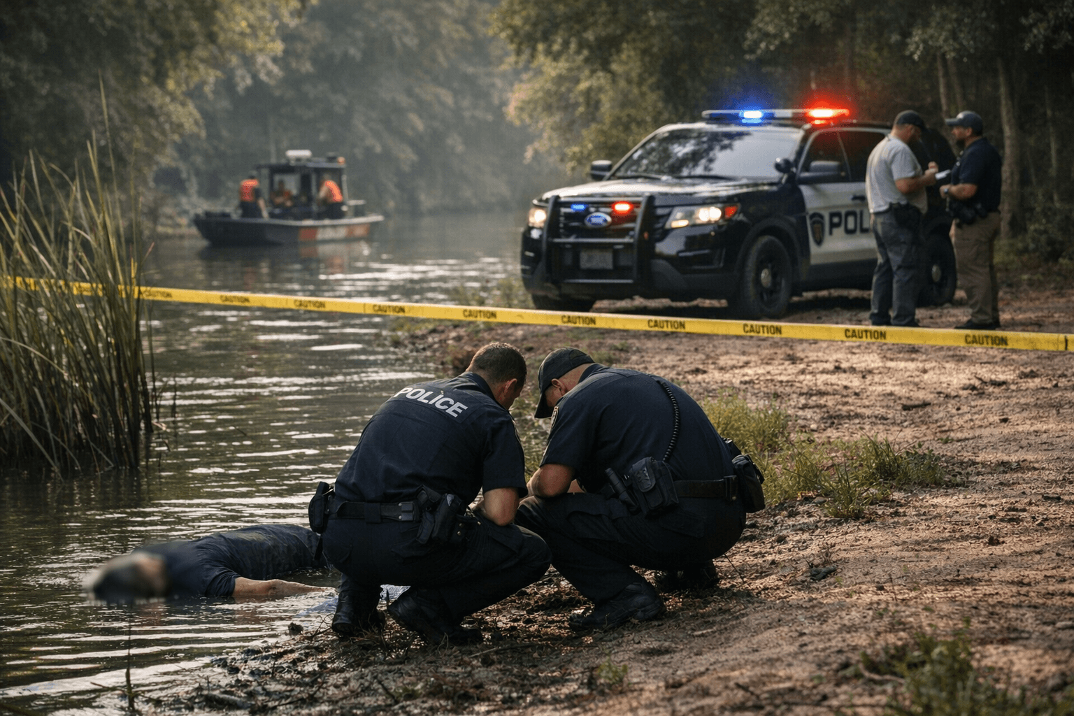 Man's Body Found in Cedar Bayou Near Baytown, Foul Play Not Suspected
