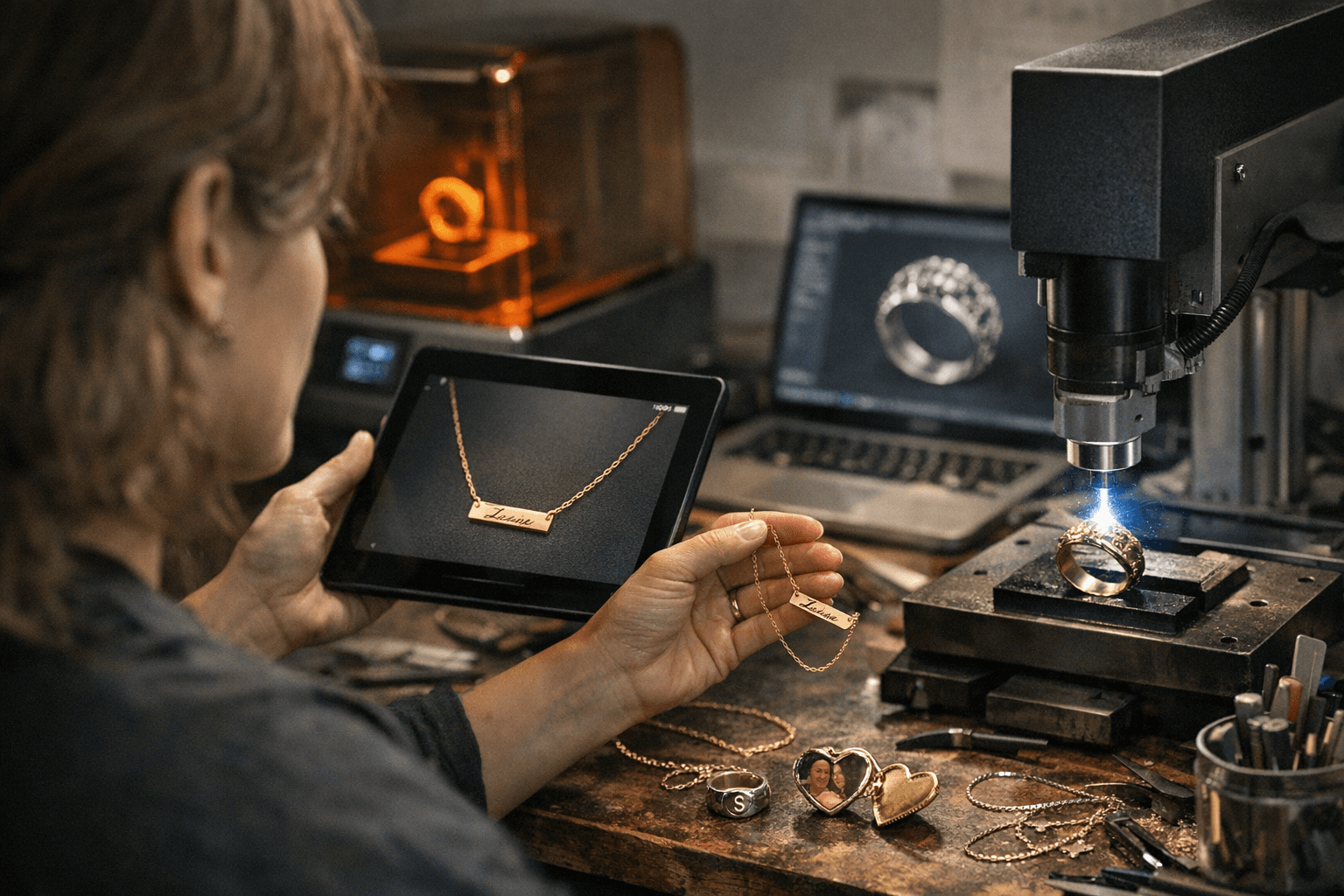 Personalized Jewelry Meets Modern Technology in Today's Accessory Market