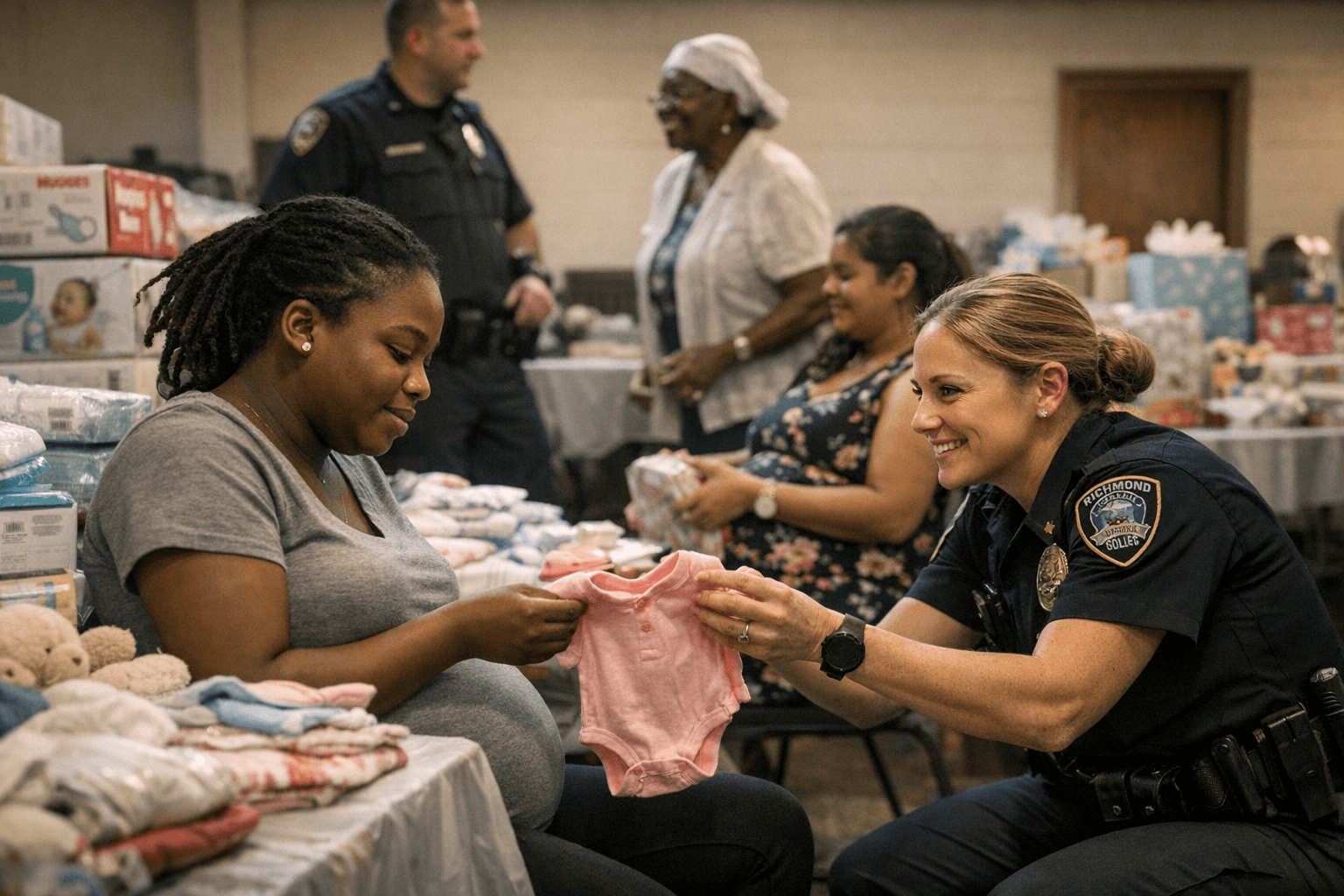 Richmond Police Department Seeks Donations for Community Baby Showers Supporting Expectant Mothers