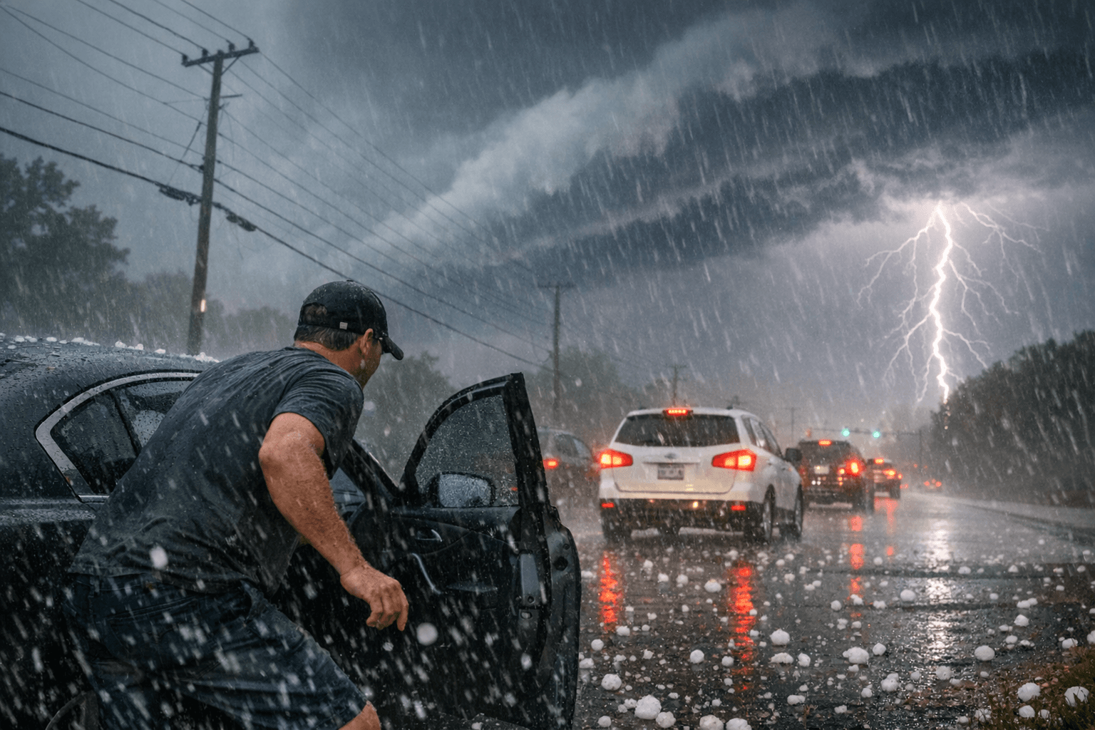 Severe Thunderstorm Warning Issued for Wake County With Damaging Winds, Hail