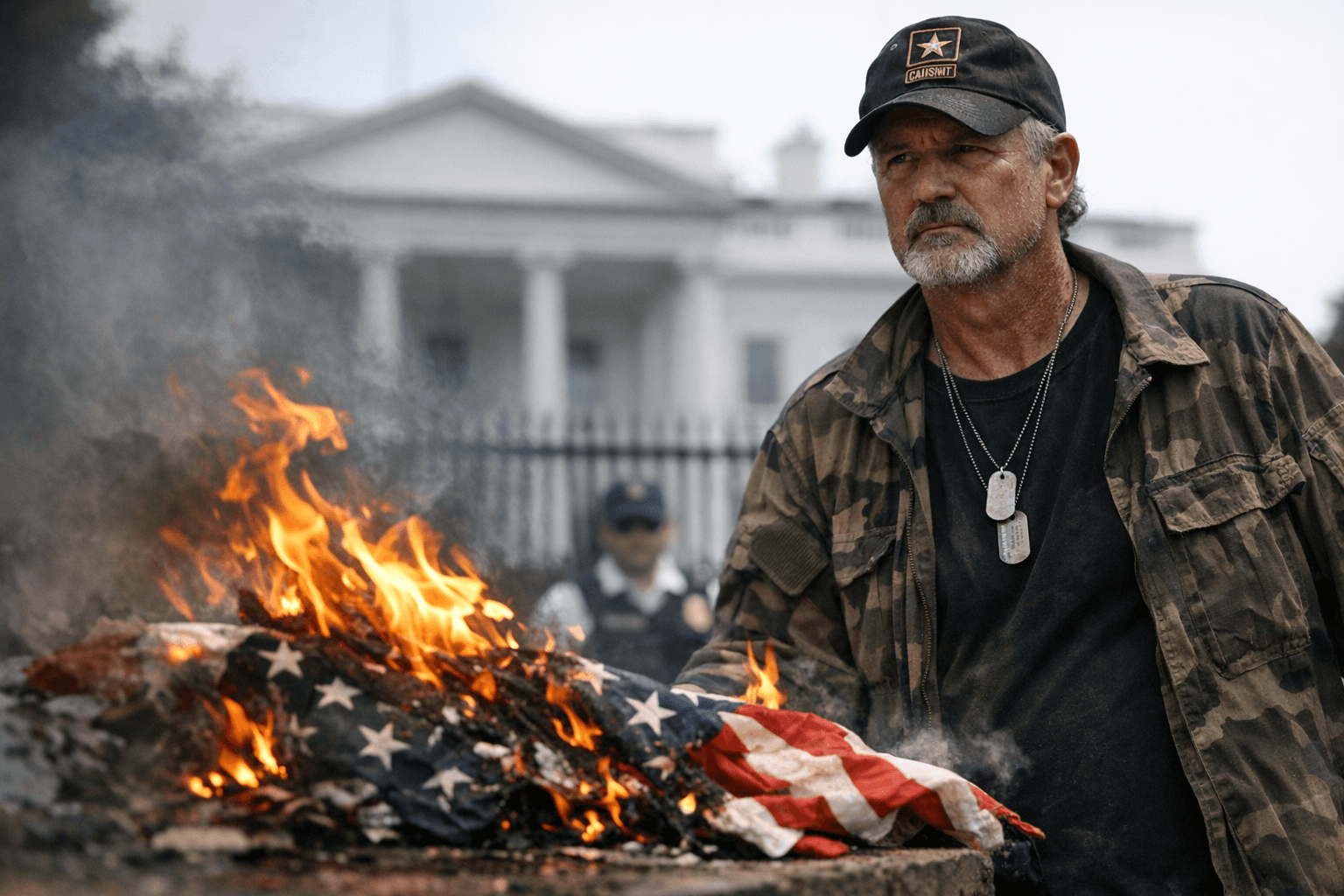 Charges Dropped Against Arden Veteran Who Burned Flag Near White House