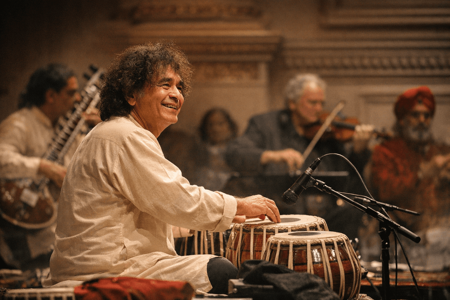 Carnegie Hall Concert Celebrates Tabla Legend Zakir Hussain's 75th Birthday