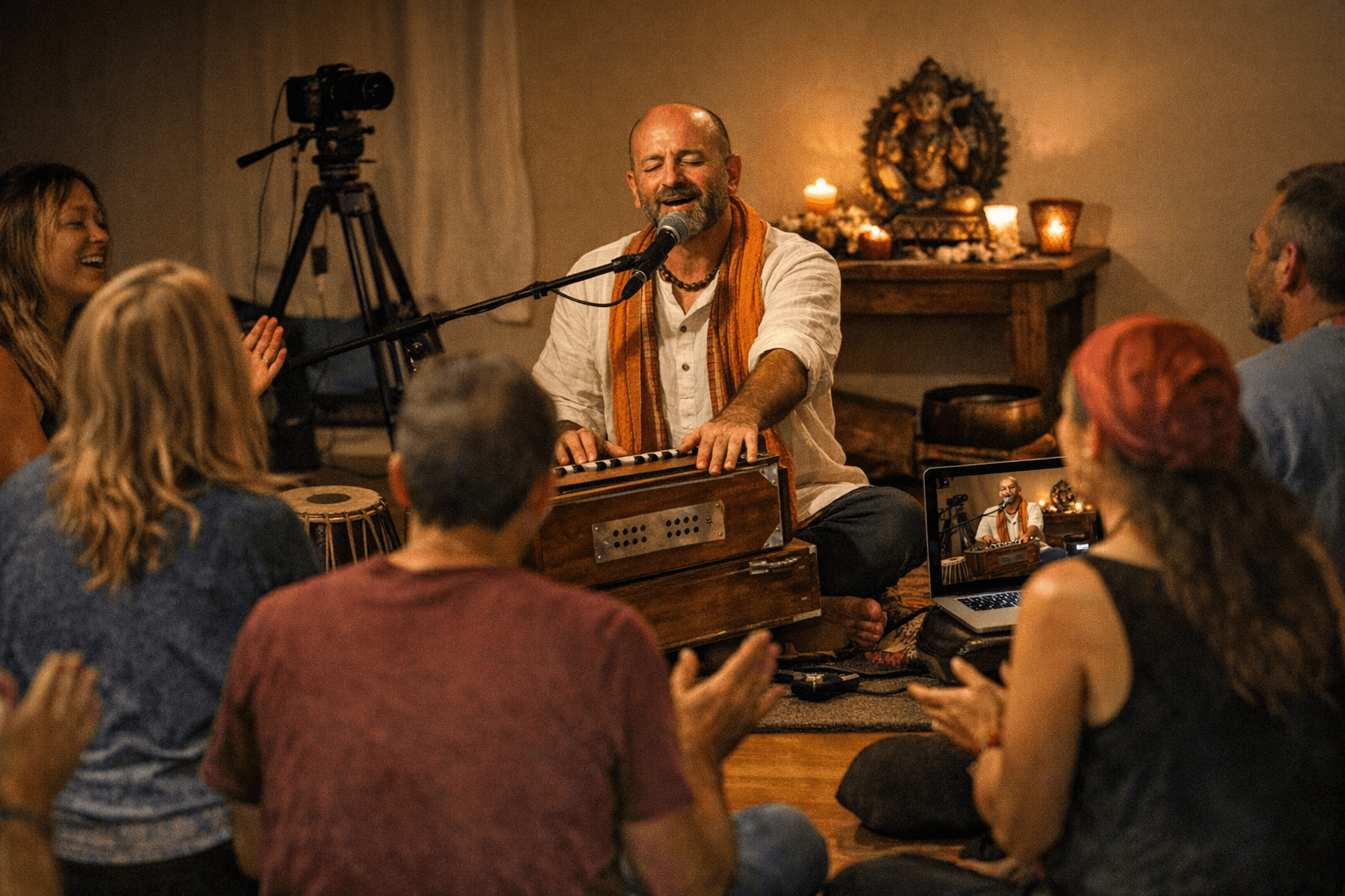 Shasta Yoga Hosts Live and Online Kirtan Chanting Event for All