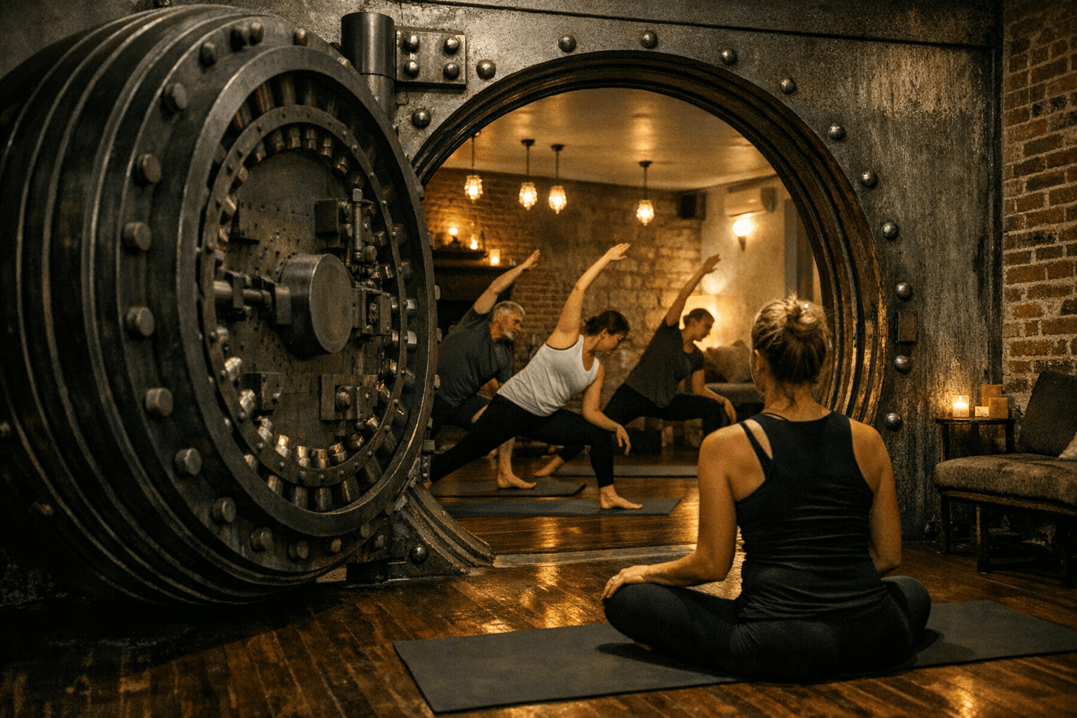 Historic Bank Building in New Lowell Transformed Into Community Yoga and Wellness Studio