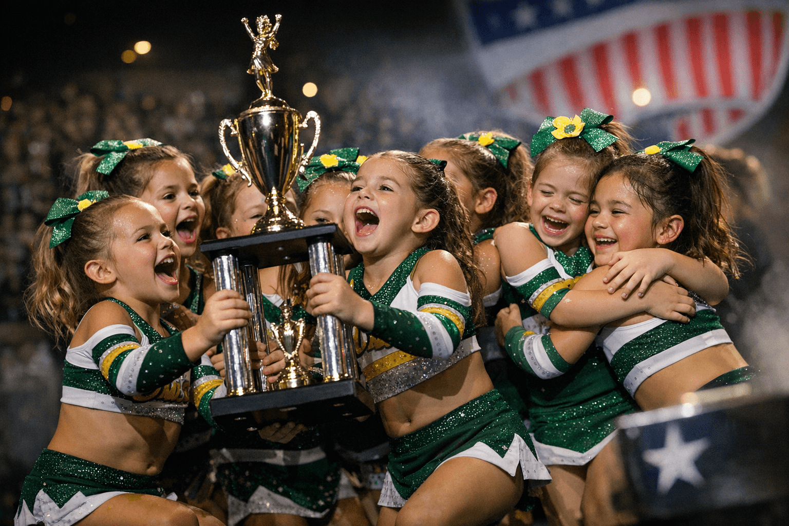 Team Daisy Wins NCA National Title in Mini Cheer Competition