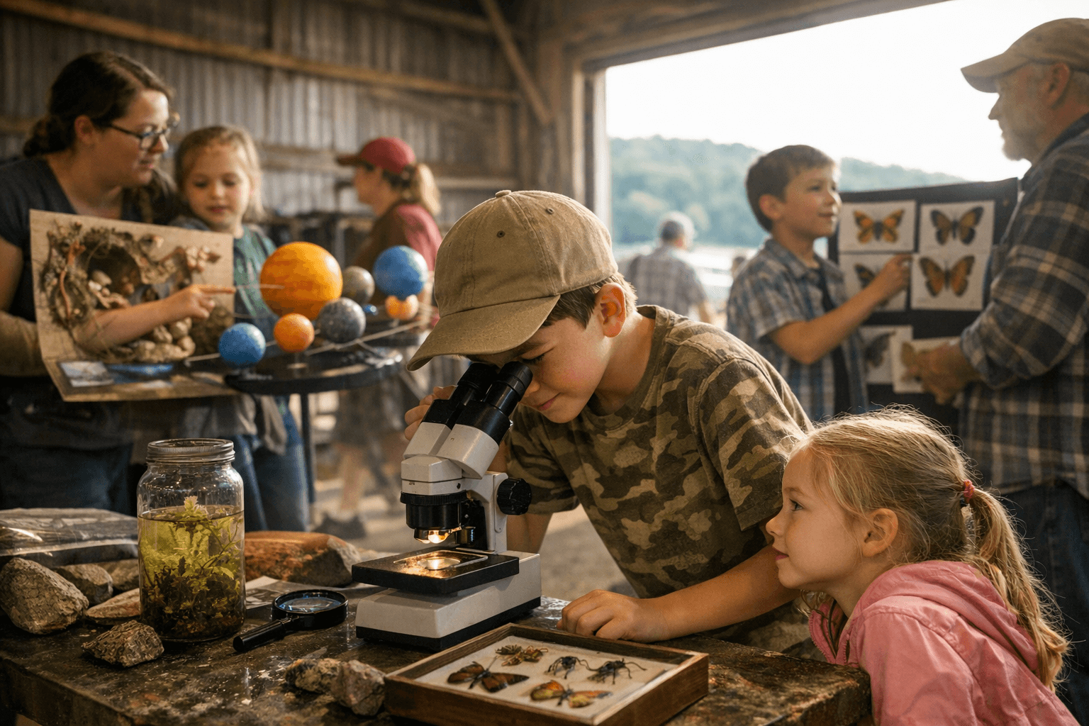 Homeschool Science Fair Brings Nature STEM Activities to Vinton County Fairgrounds