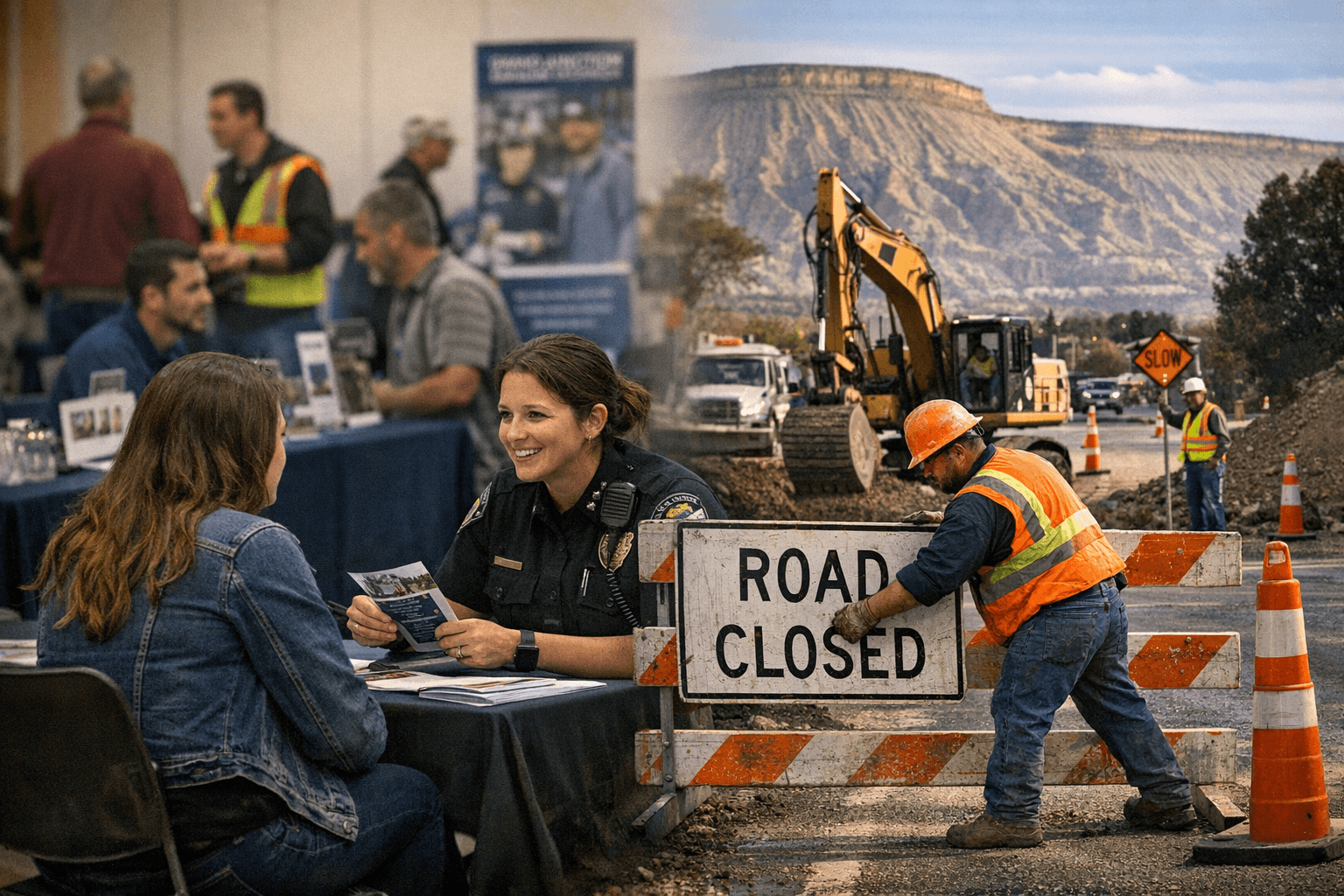 Grand Junction March Update Covers Hiring Fair, Road Projects, and Development Plans