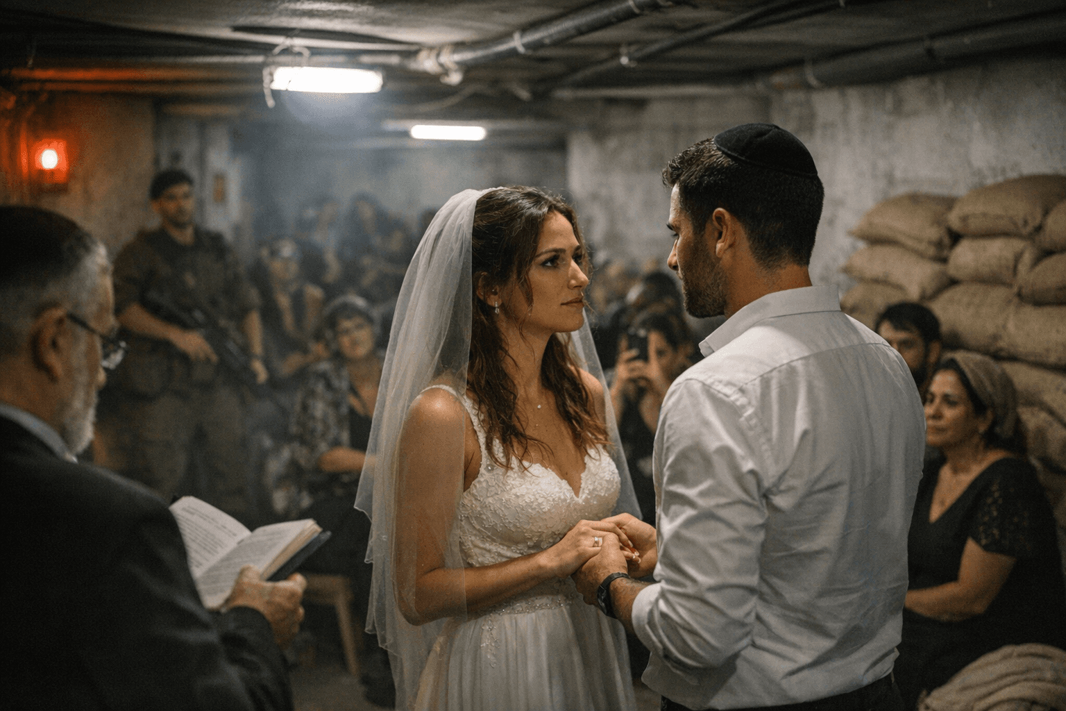Tel Aviv Couple Holds Wedding Underground After Iranian Missile Strikes