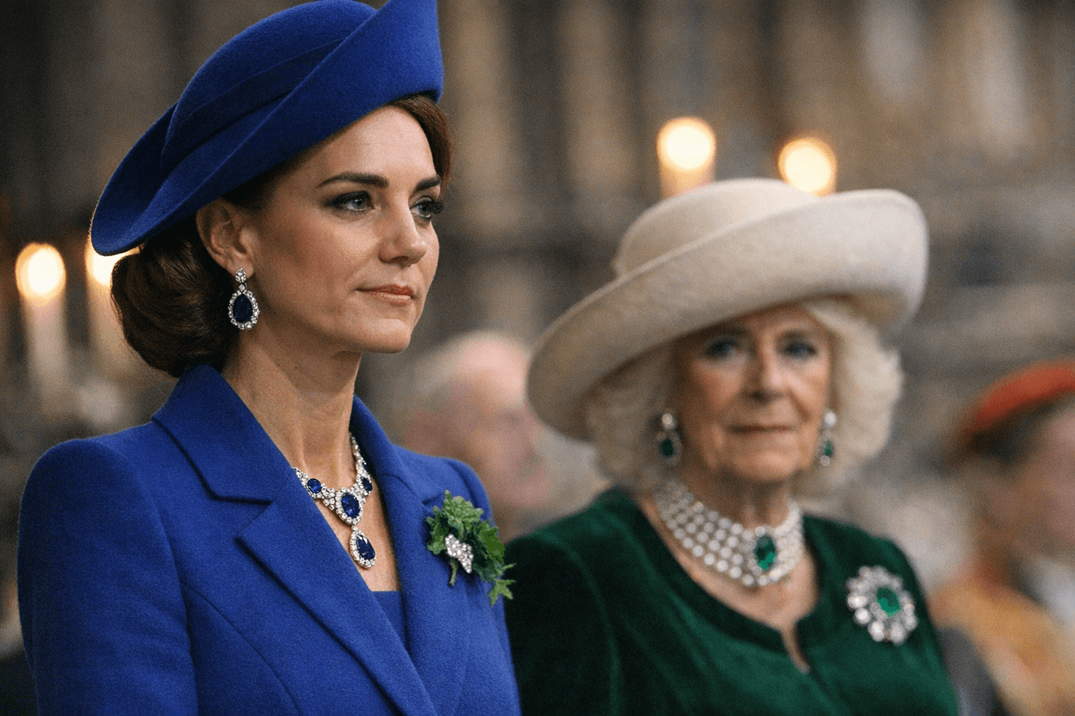 Kate Middleton and Queen Camilla Wear Symbolic Jewelry at Commonwealth Day Ceremony