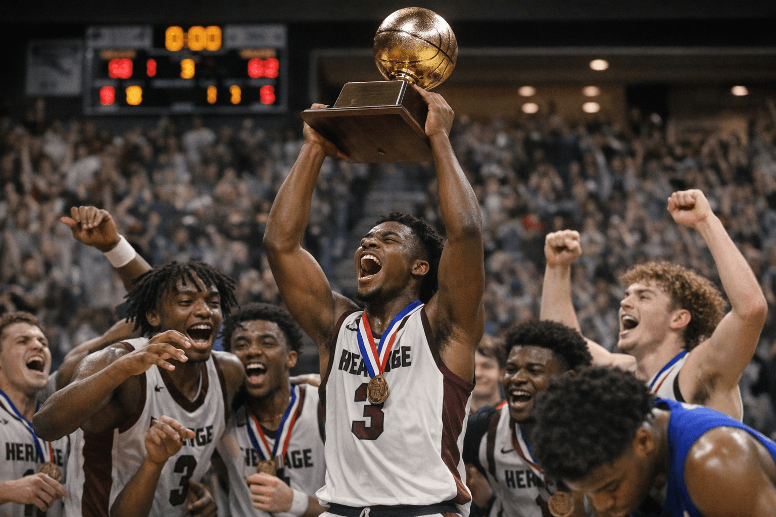 Frisco Heritage Wins First UIL Boys Basketball State Title in Frisco ISD History