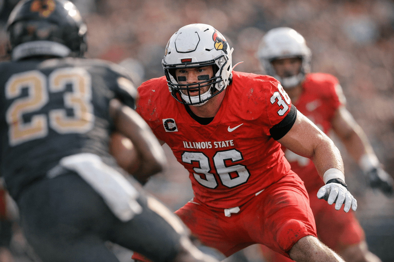 Illinois State LB Tye Niekamp Named All-American, Anchors Redbirds Defense
