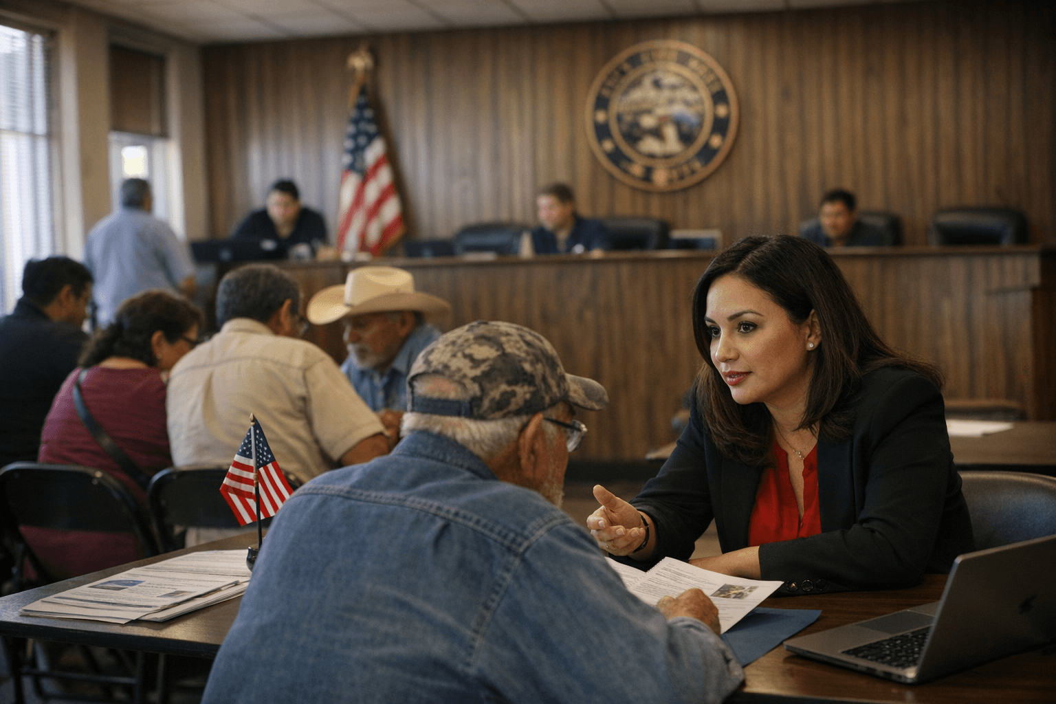 Rep. De La Cruz Brings Federal Constituent Services to Alice City Hall