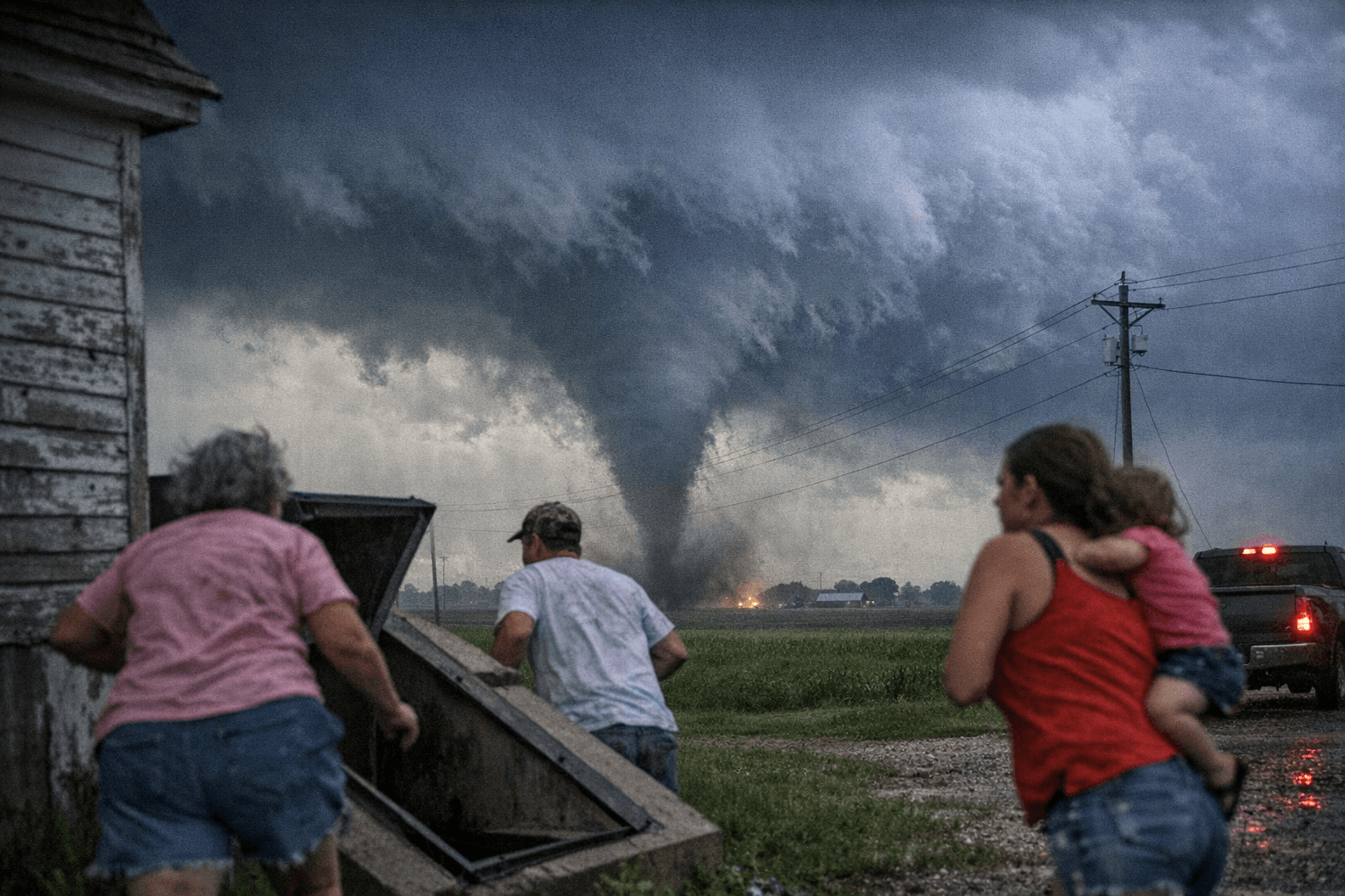 Possible Tornado Near Marvell Prompts Immediate Shelter Warning for Residents