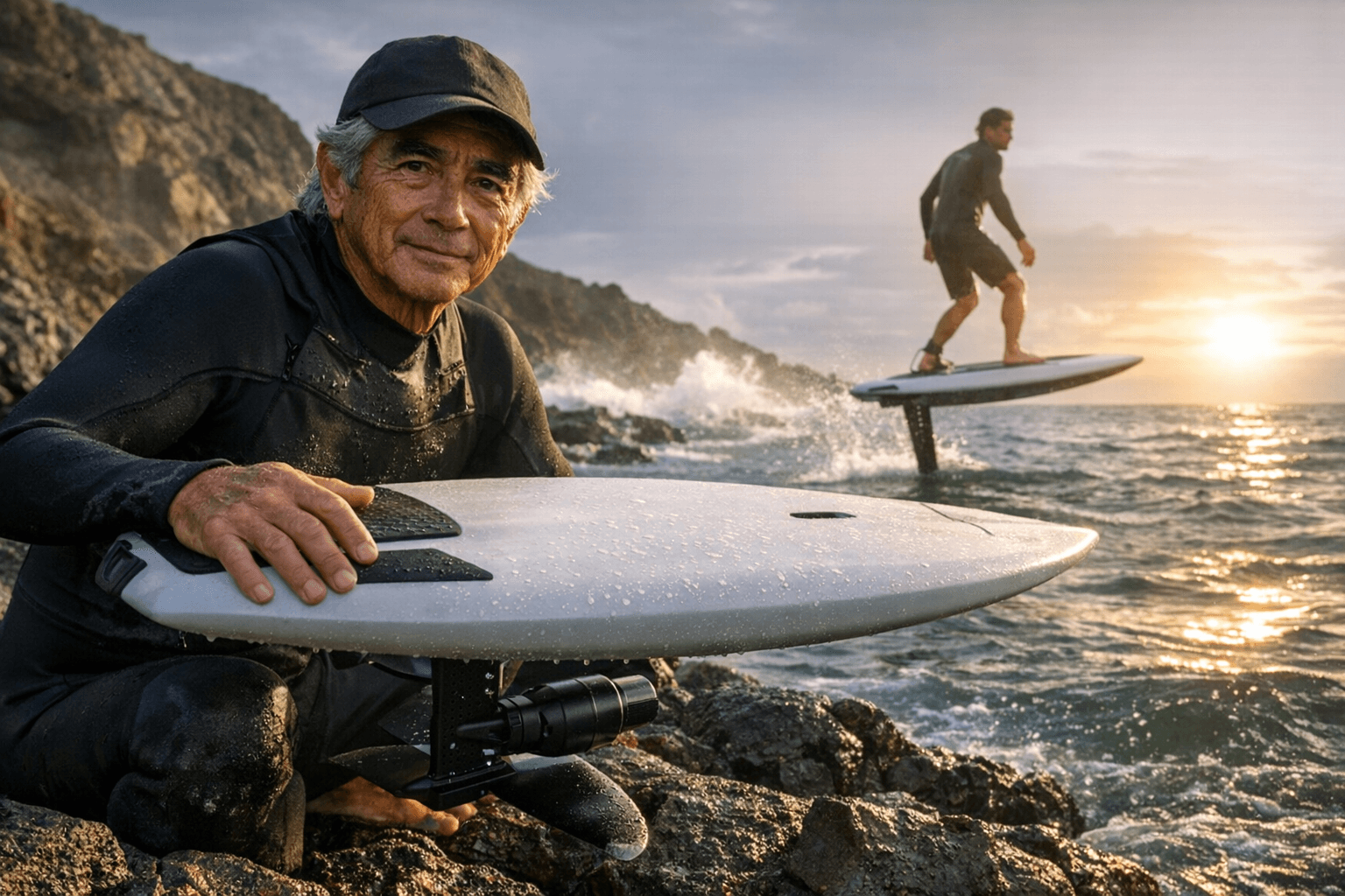 Gerry Lopez and NSP Launch Pelican, a Foil Drive-Compatible Surfboard
