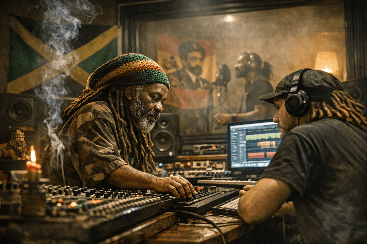 Jah Golden Throne and Marshall Neeko Drop Forever Loving Jah Riddim March 14