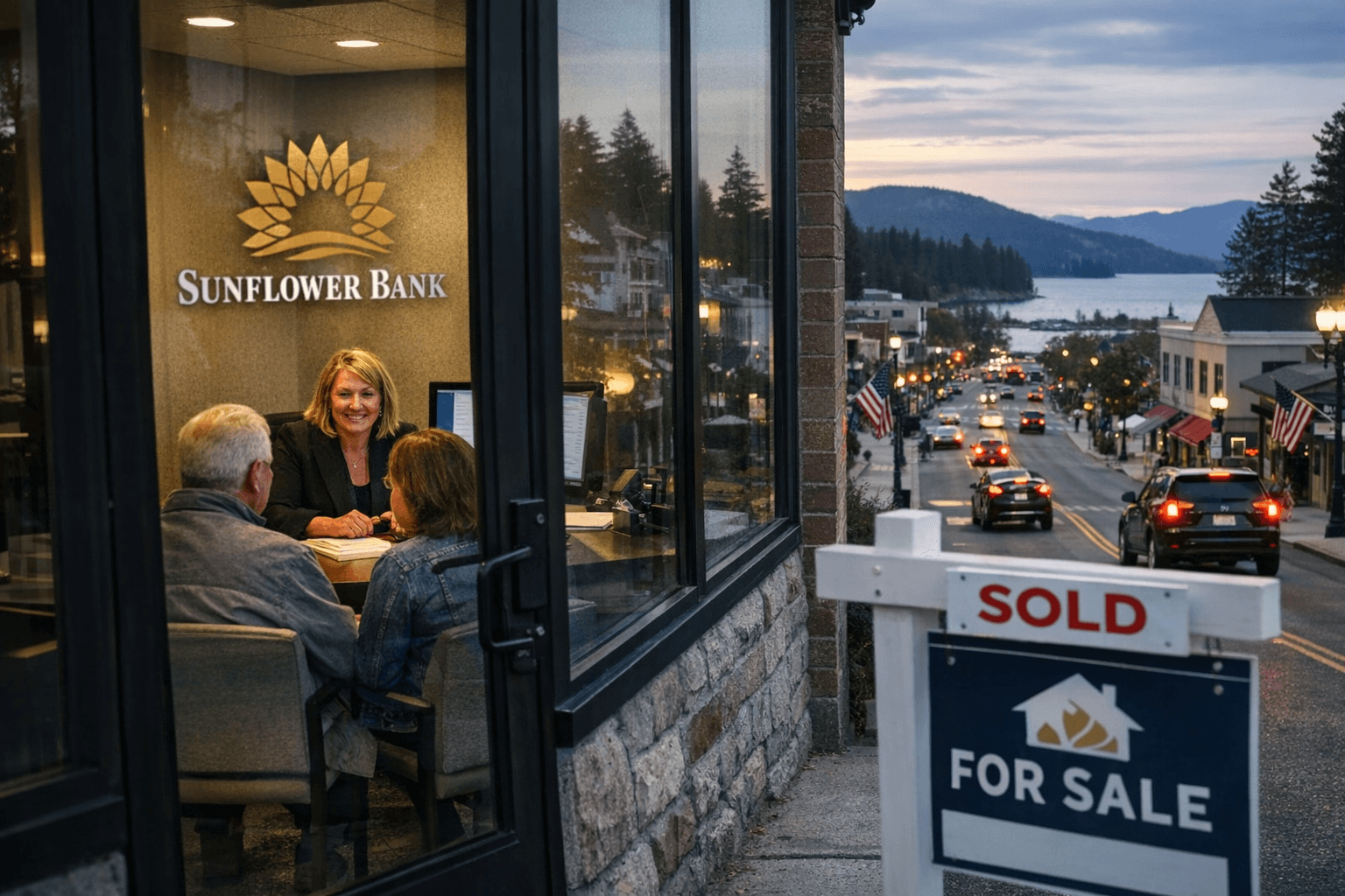 Sunflower Bank Opens Coeur d'Alene Mortgage Office, Expands Inland Northwest Presence