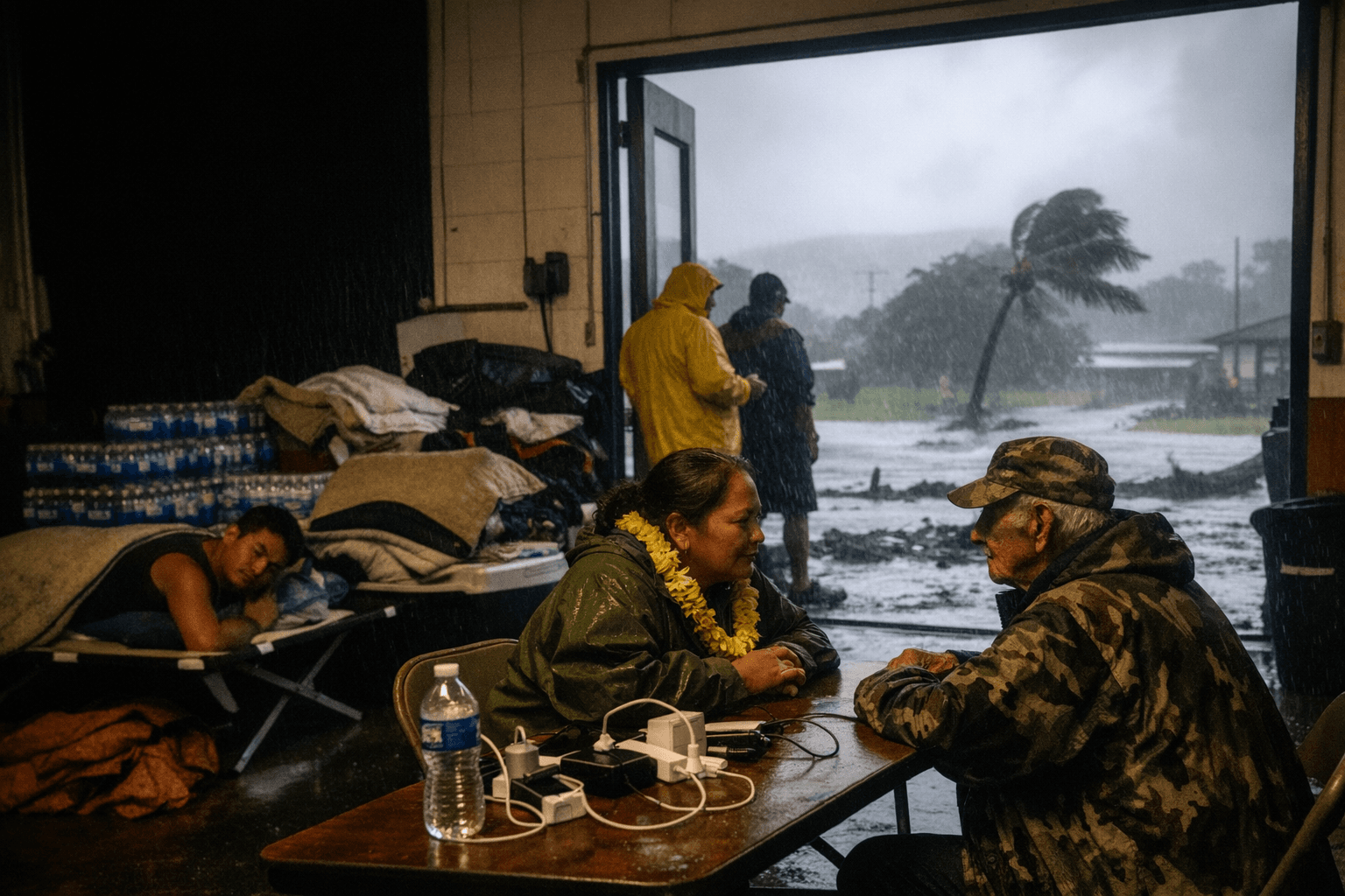 Community Resilience Hubs Activated Across Hawaiʻi Island During March Kona Low Storm