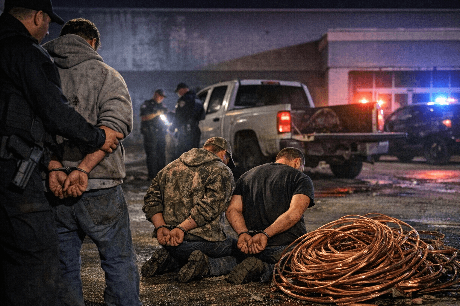 Three Men Charged After Alleged Copper Theft at Kimball's Former Walmart