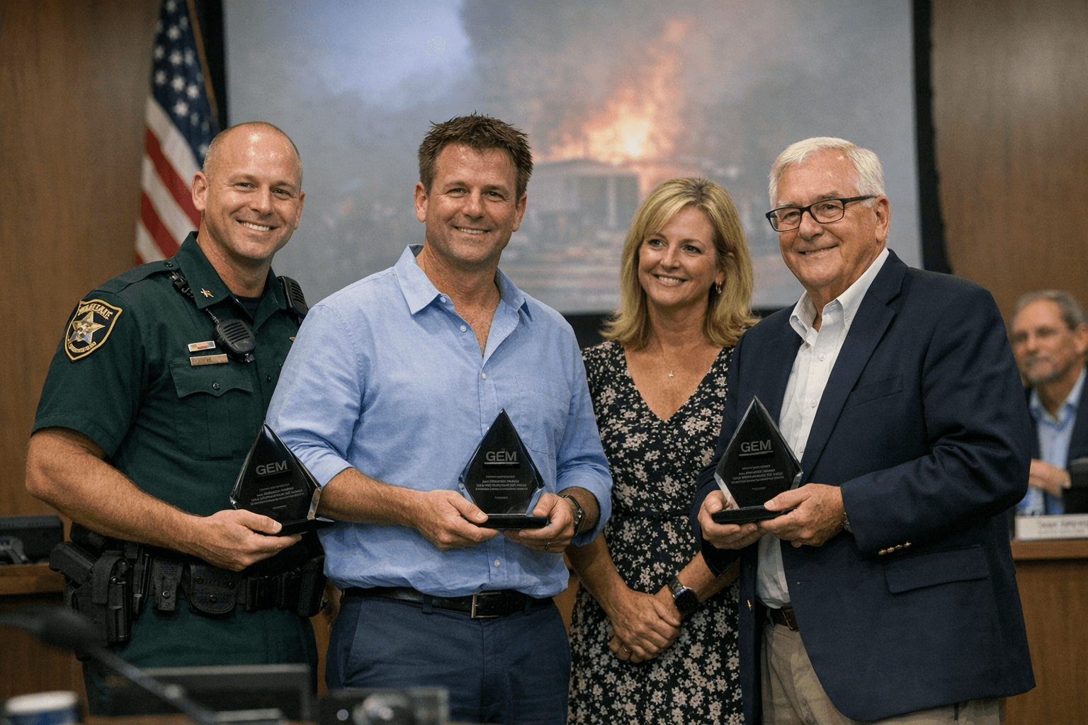 Monroe County School Board Honors Staff Who Rescued Three from House Fire