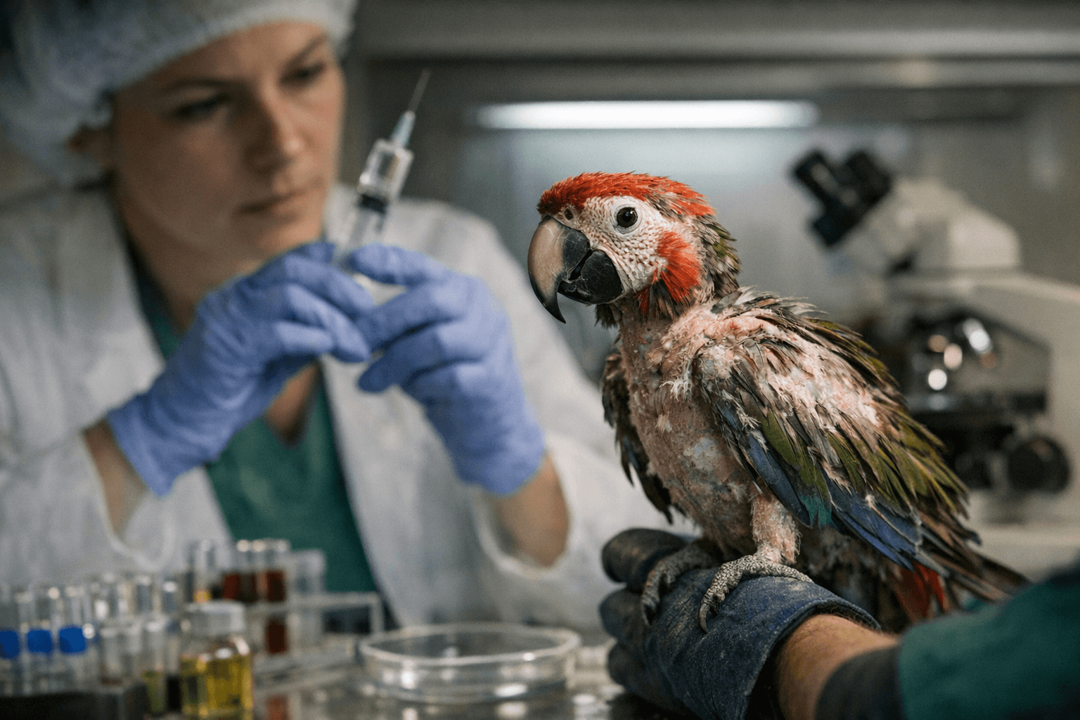 New PBFD Vaccine Research Offers Hope for Parrots Battling Deadly Feather Disease