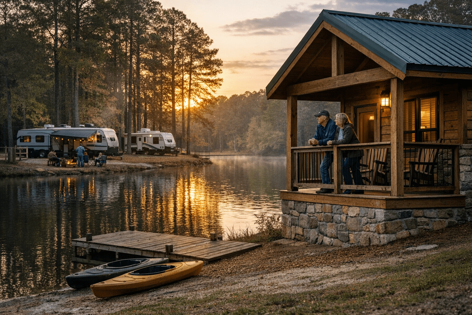 Clarkco State Park Reopens March 19 With Renovated Cabins and Campgrounds