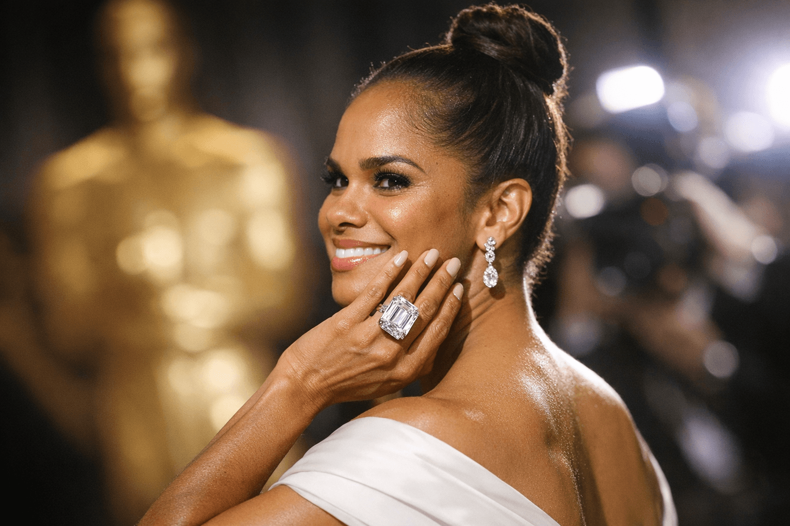 Misty Copeland Stuns at Oscars 2026 With Dazzling 27-Carat Diamond Ring