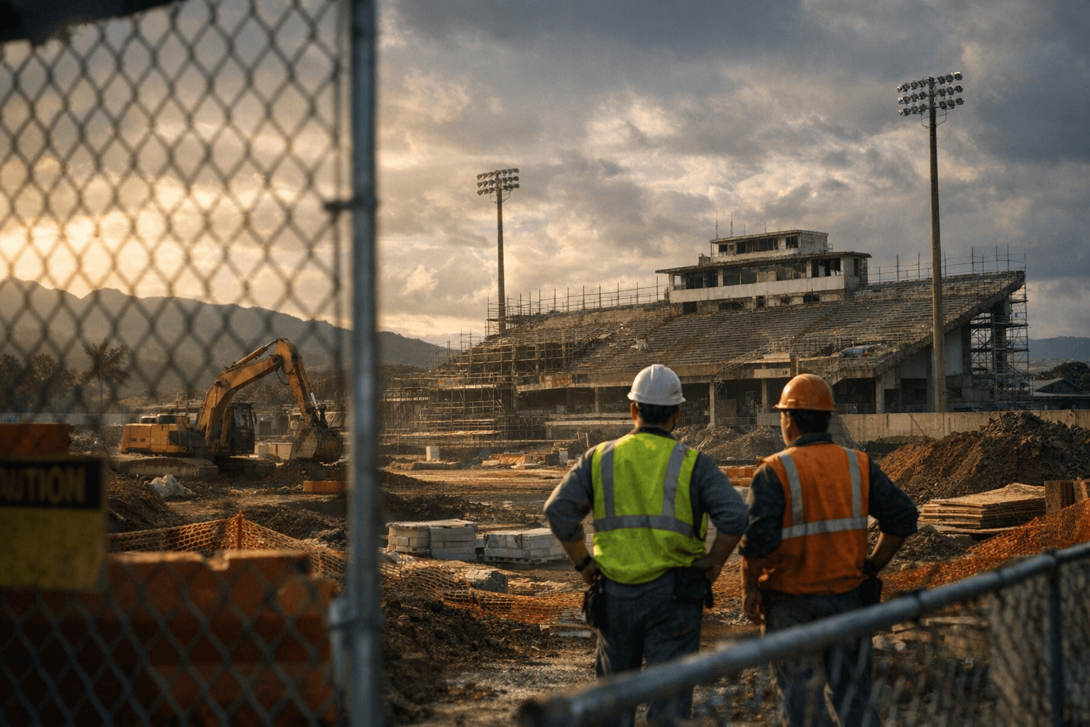 Vidinha Stadium Remains Closed During Renovations, Reopening Expected Fall 2026