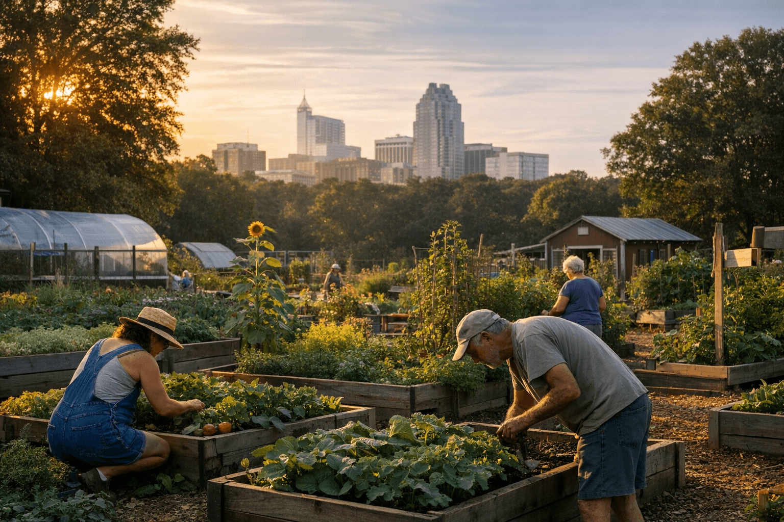 Wake County Eyes Well Fed Garden Site for Athens Drive Library Replacement