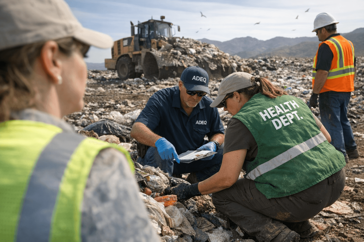 La Paz County Health Dept, ADEQ Team Up for Solid Waste Inspection