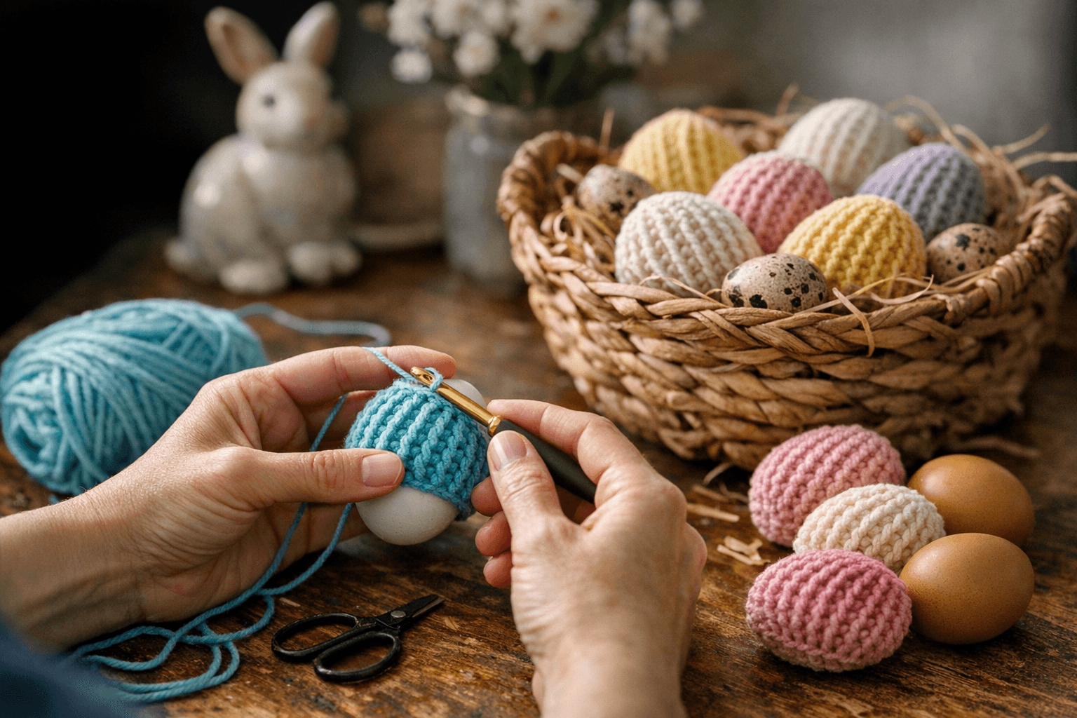 Free Ribbed Crochet Egg Covers Pattern Makes a Quick Easter Project