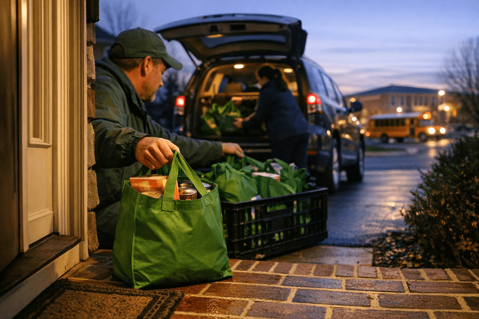 Dulles South Food Pantry Names A Simple Gesture April Doorstep Pickup Partner