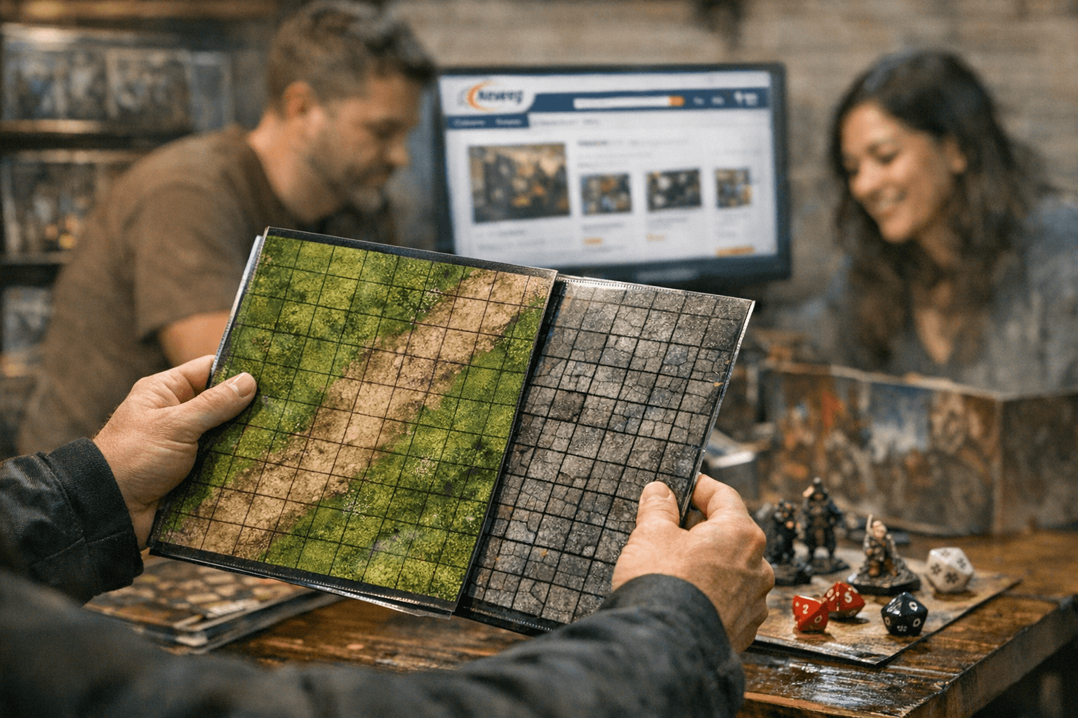 Pathfinder Flip-Mat Basic Lands on Newegg Storefront in March 2026