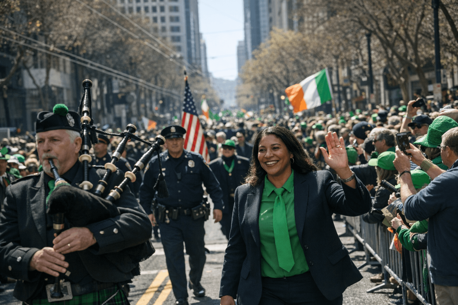 SF's St. Patrick's Day Parade Turns 175, Thousands Fill Market Street