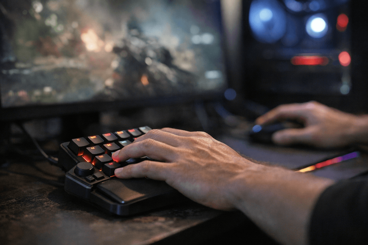 Keychron C0 HE 8K Brings Hall-Effect Sensing to One-Handed Gaming