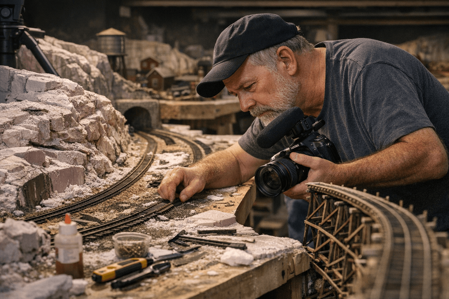 Model Railroad Hobbyist Shares New Layout Construction Progress in Latest Video