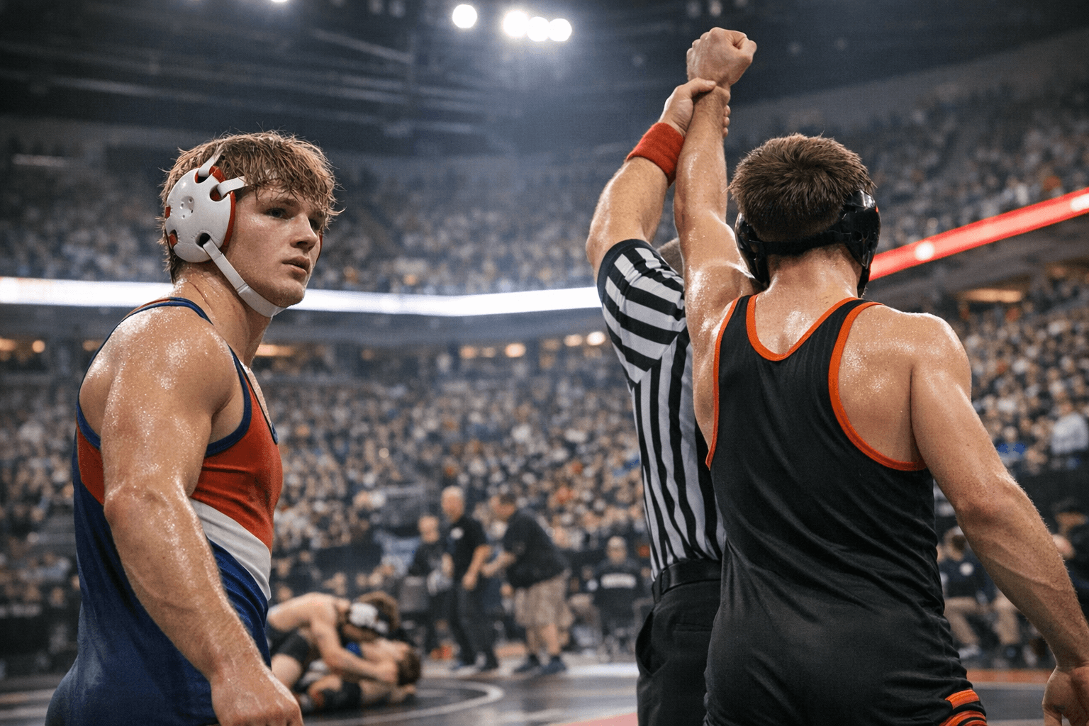 Dixon, Stout Reach Division II State Wrestling Semifinals for Holmes County