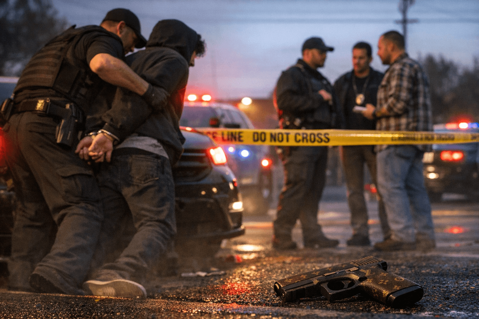 Six Arrested in Fresno Teen's Killing; Robbery of Designer Gun Cited as Motive