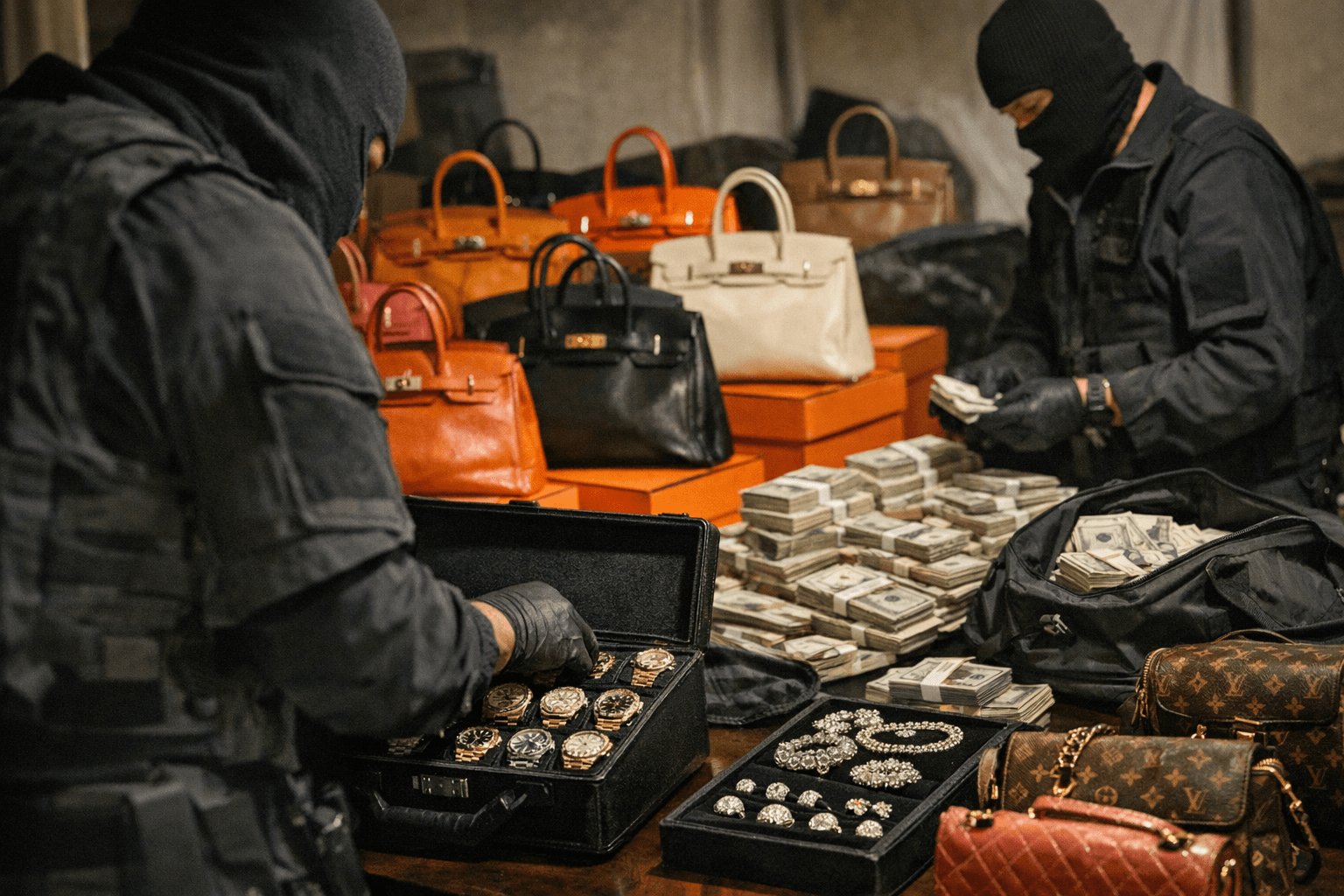 $6 Million in Stolen Jewelry, Watches, and Luxury Goods Recovered in Temecula Bust