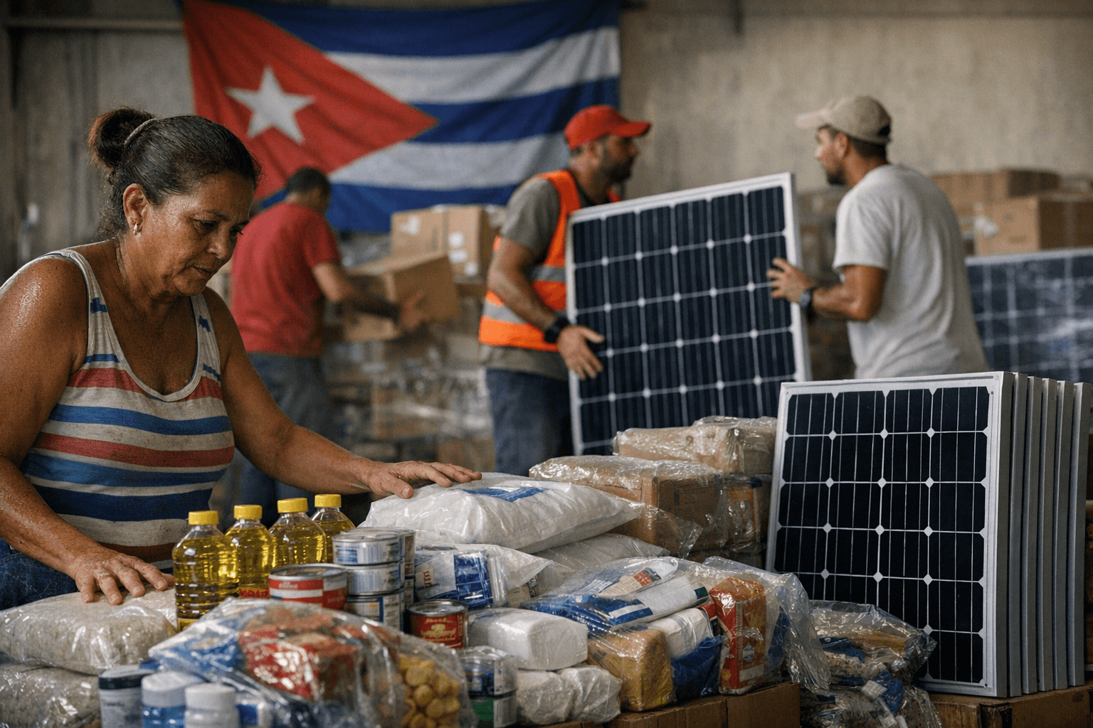 Spain to Send Food Kits, Hygiene Supplies, and Solar Panels to Cuba
