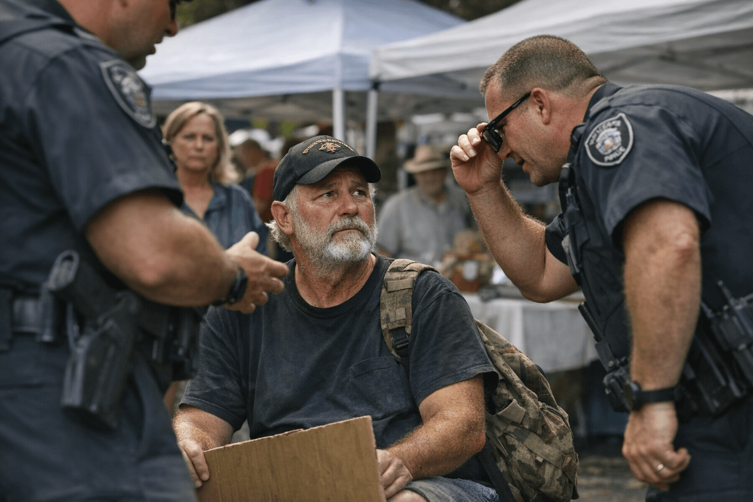 Sanford Police Admit Mistake After Officer Removes Veteran Advocate From Farmer's Market
