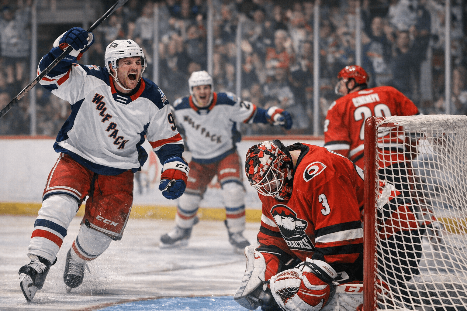 Wolf Pack End Three-Game Skid, Snap Checkers' Five-Game Streak