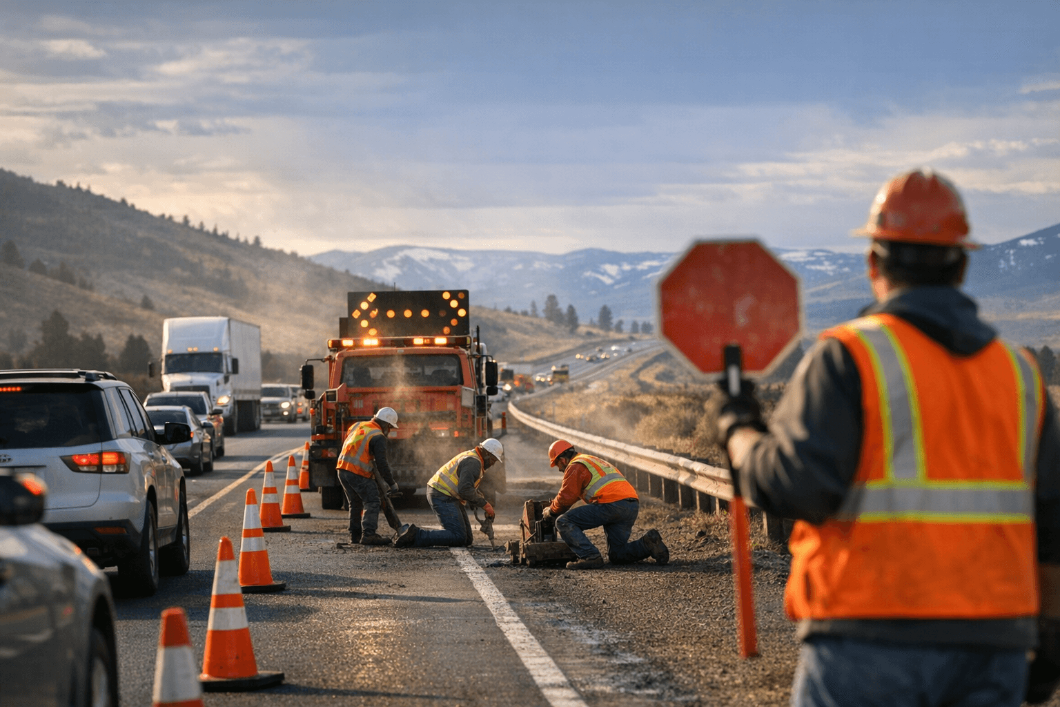 I-84 Road Maintenance Near North Powder Causing Brief Delays