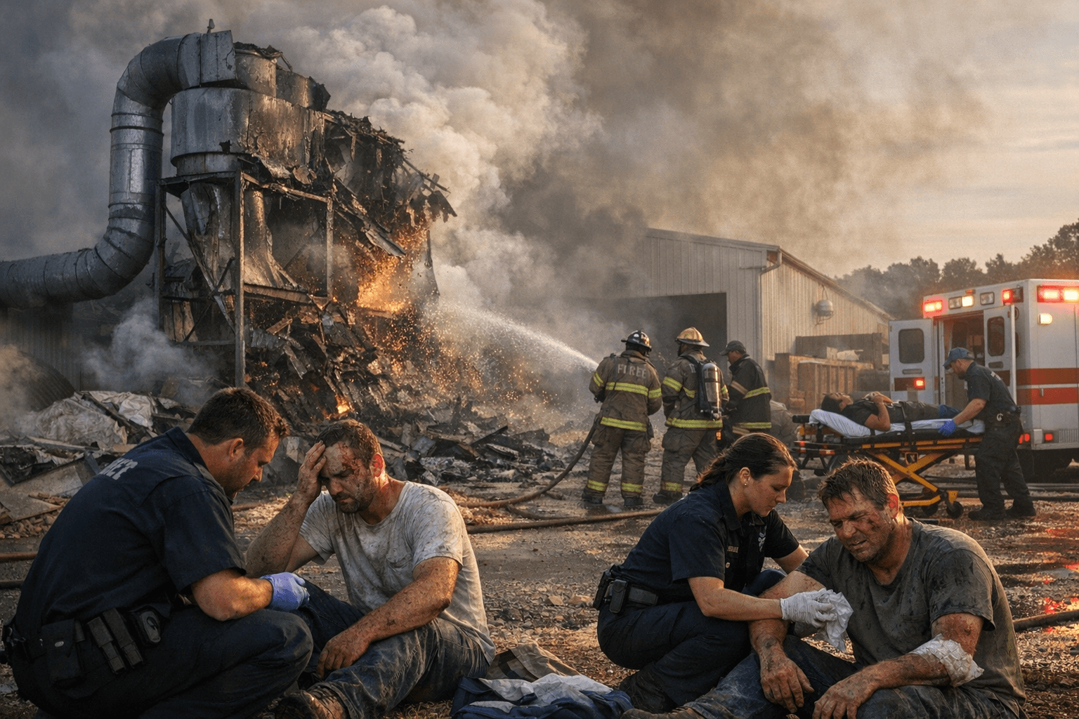 Explosion at Millersburg Wood Plant Injures Six, Sawdust Collector Blamed
