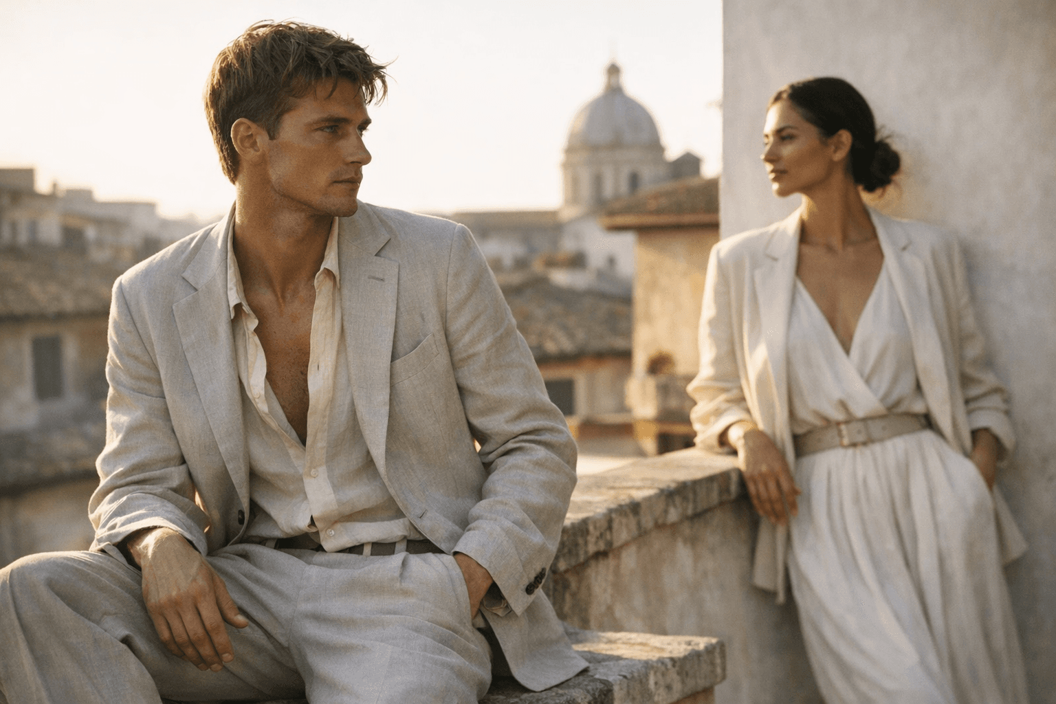 Emporio Armani SS26 Brings Relaxed Tailoring and Sun-Washed Neutrals to Spring